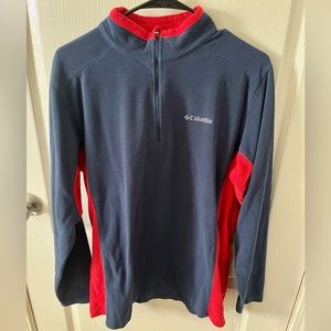 Columbia zip up pullover